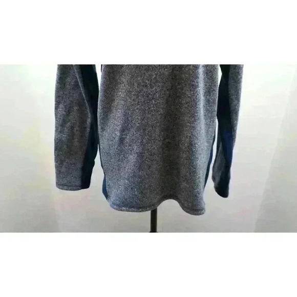 Champion Women’s Fleece Half-Zip Pullover - Size XL (16-18), Blue/Grey - Picture 5 of 14